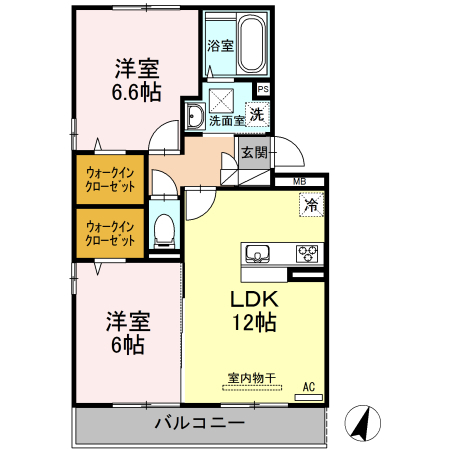 サンライト松山町の間取り