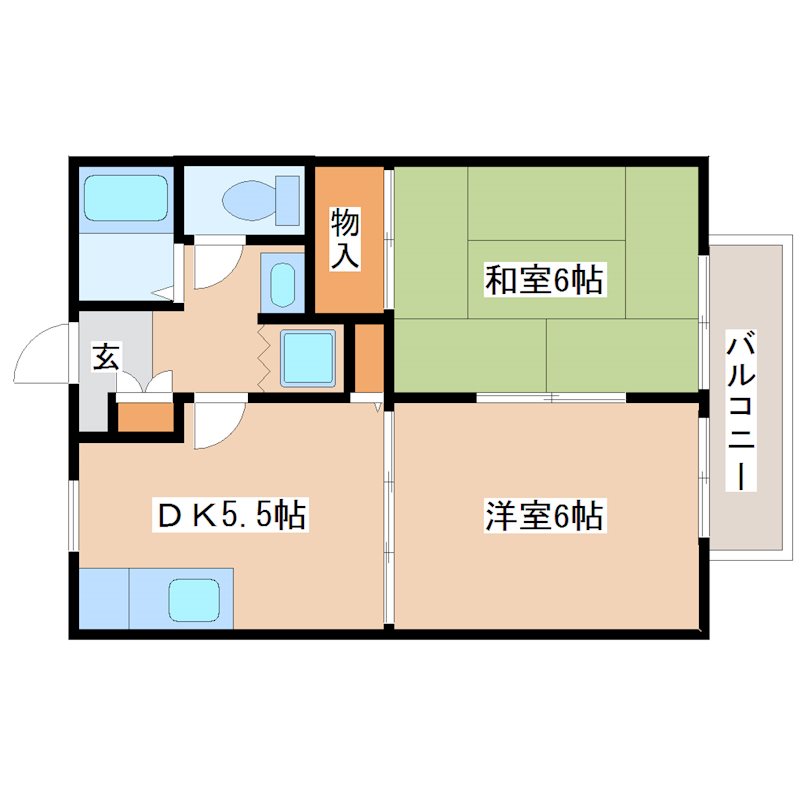 コンフォーレ梅山の間取り