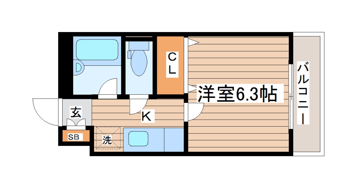 【互幸ハイツII番館の間取り】