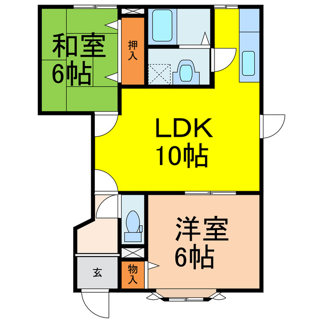 アネックスＫの間取り