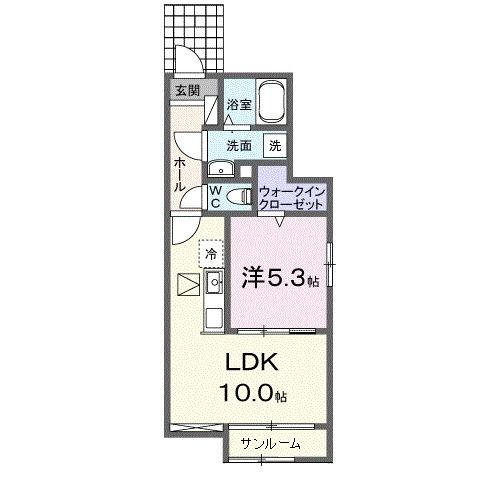 ルシア　Iの間取り