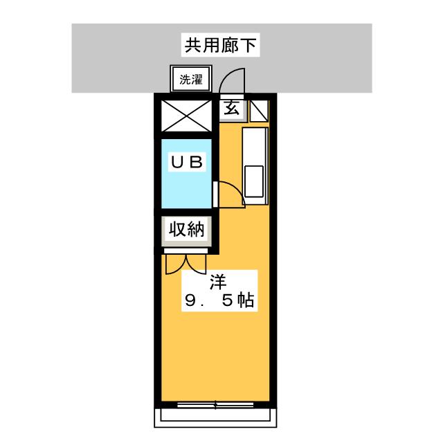 内田ハイツの間取り