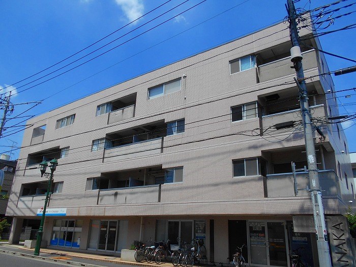 立川市富士見町のマンションの建物外観