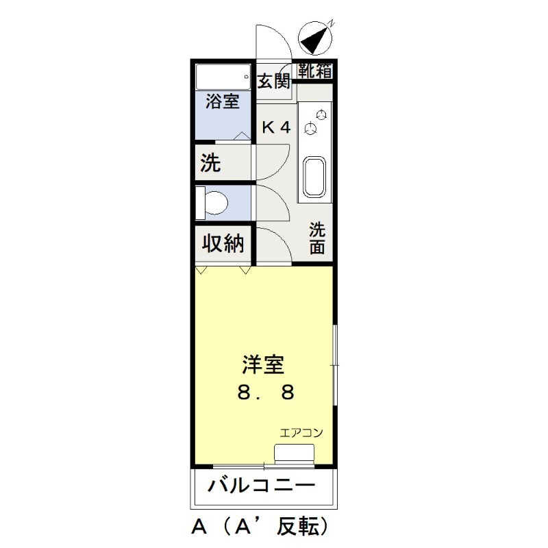 岩田ビル第3の間取り