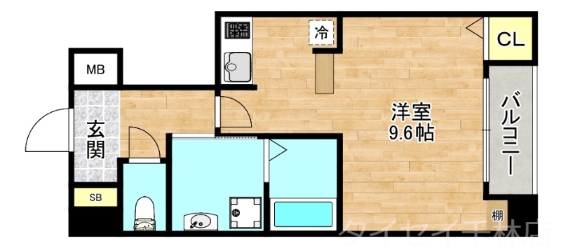 守口市京阪本通のマンションの間取り