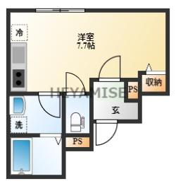 GranSuite　Motoomachiの間取り