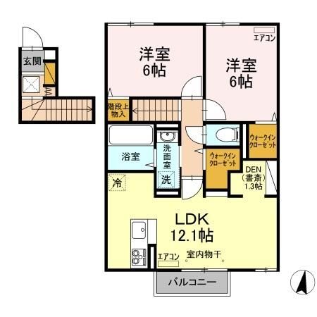 Ｇｒａｎｄ　Ｗｉｎｄｓ　Ｔｓｕｋｕｂａ　II香取台A26街区の間取り