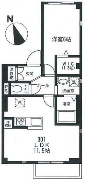 リヴィエール用賀の間取り