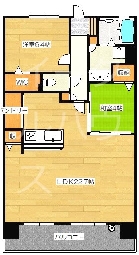 アーバンパレス都府楼前駅1206の間取り