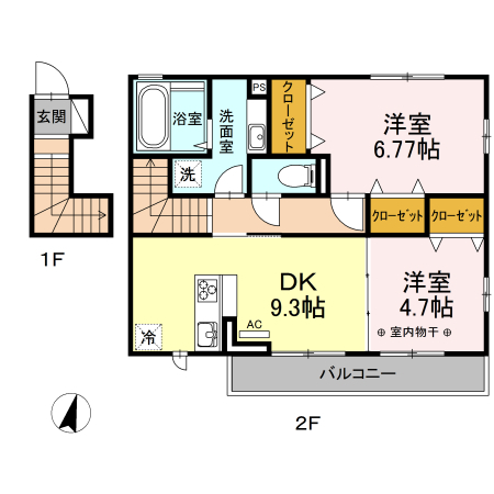 ミーティアの間取り