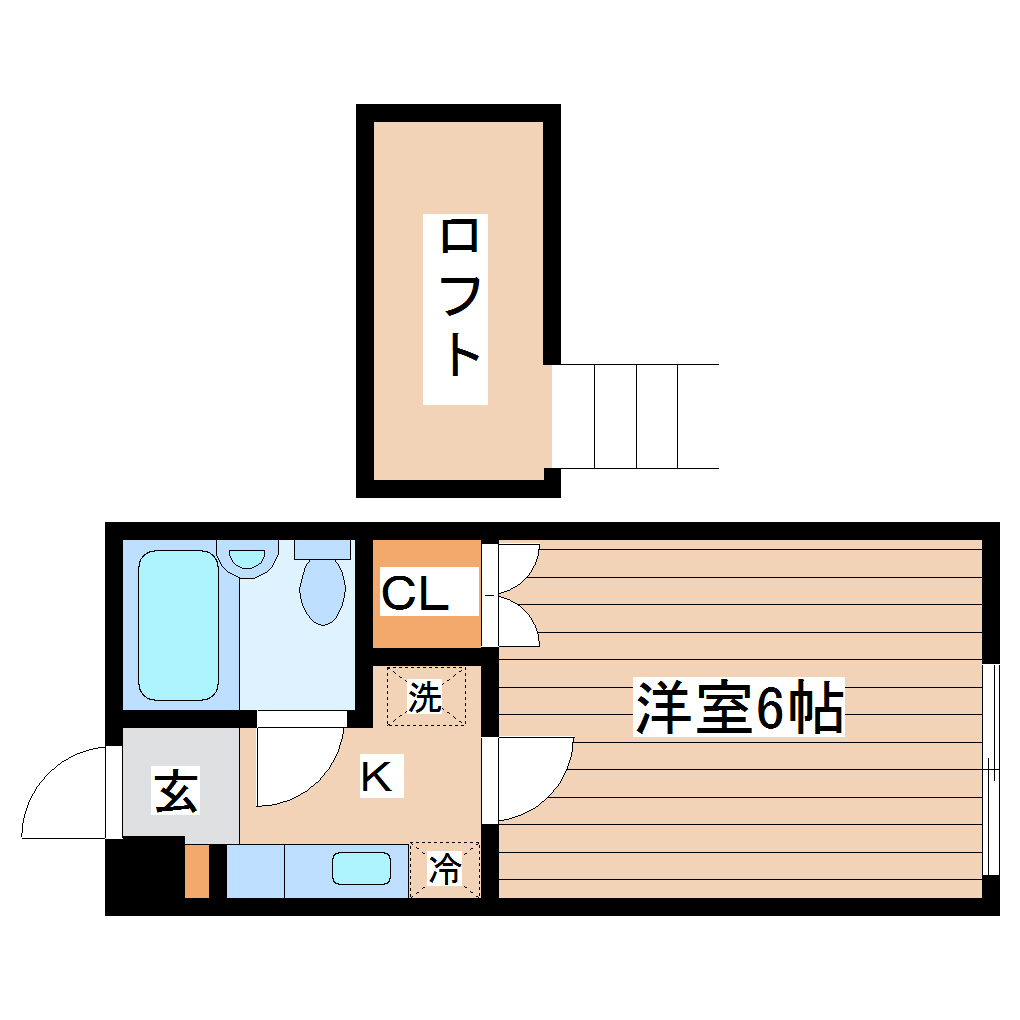 啓進ハイツ南仙台の間取り