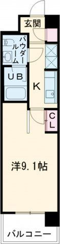 多摩市豊ヶ丘のマンションの間取り