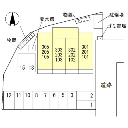 【DOWELL桂町の駐車場】