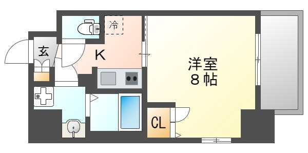 ウェンディ橋本町の間取り