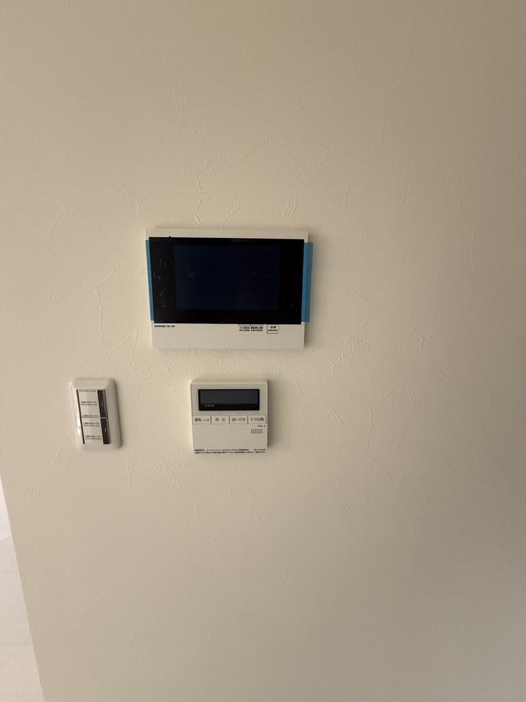 セキュリティ　工事完了前の内装状況を撮影した写真です