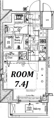 コンシェリア神楽坂の間取り