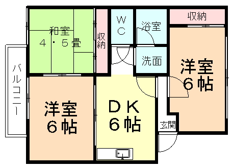 リブアライフ花梨_間取り_0