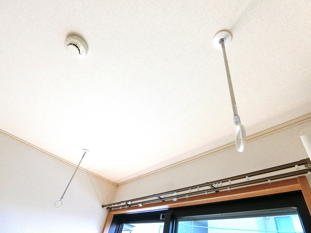 その他部屋・スペース　★いつでも干せる室内物干しフック★