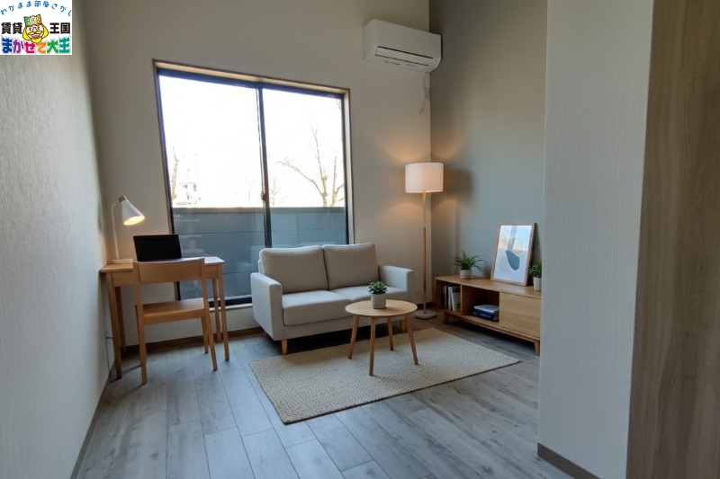 居室・リビング　家具・インテリアはＣＧです