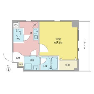 地下鉄東山線 今池駅 徒歩12分 10階建 築22年の間取り写真