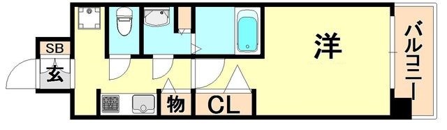 W-STYLE神戸2の間取り写真