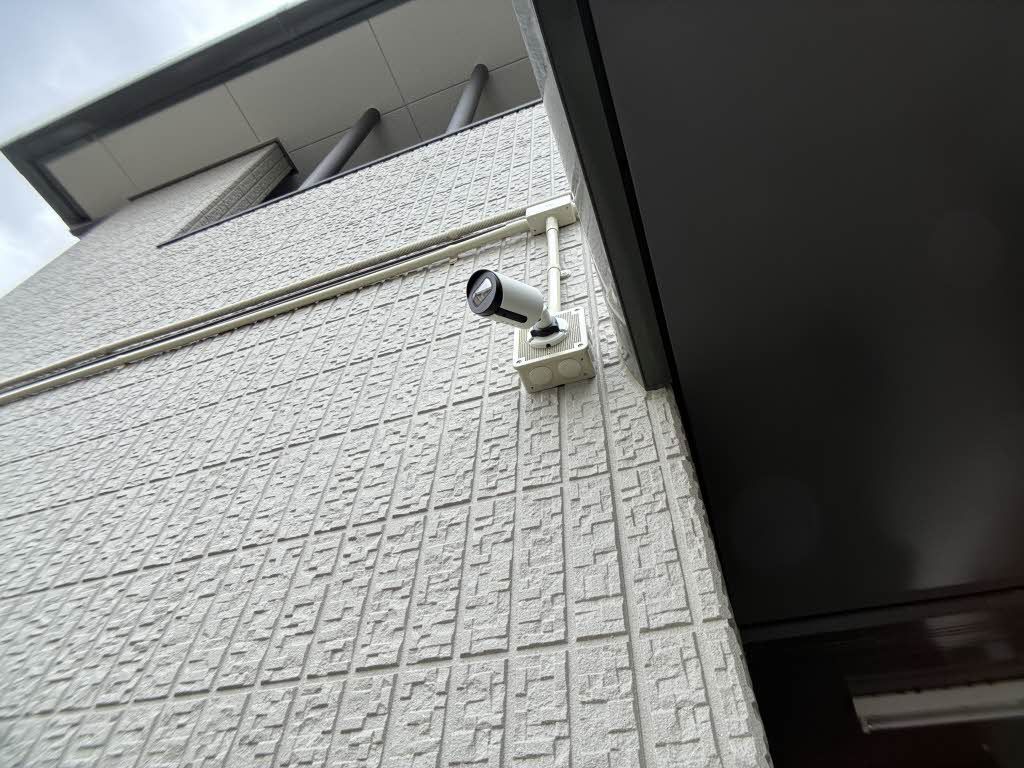 建物外観　防犯カメラ設置済みです