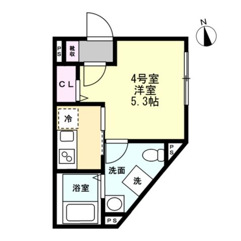 伊勢町アパートの間取り写真
