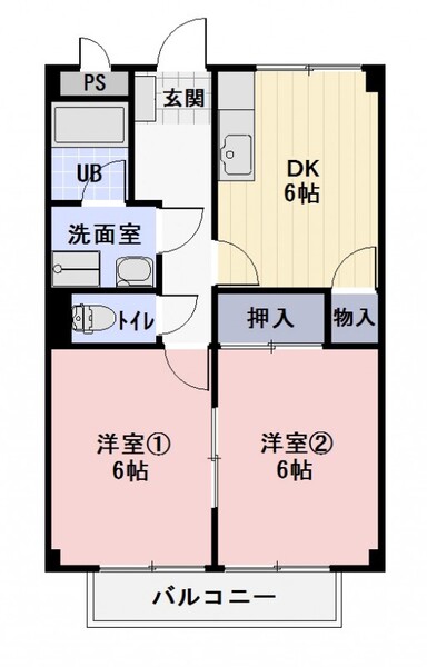 プラージュMの間取り写真