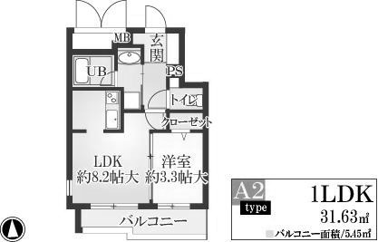 PINO甲東園の間取り写真