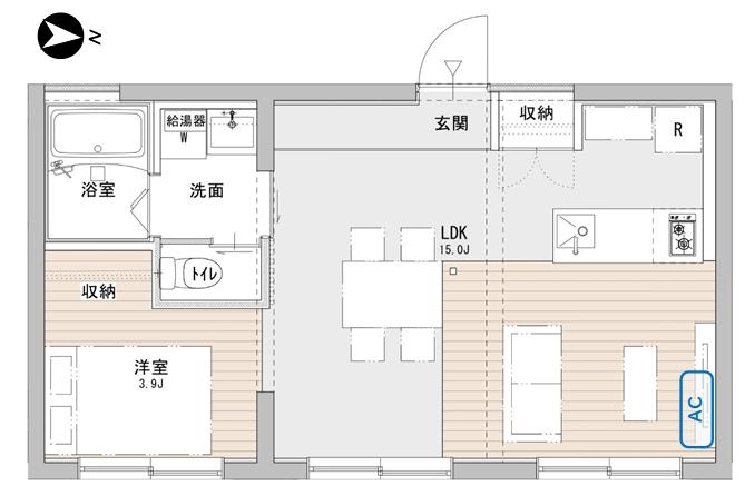 UNFLATの間取り写真