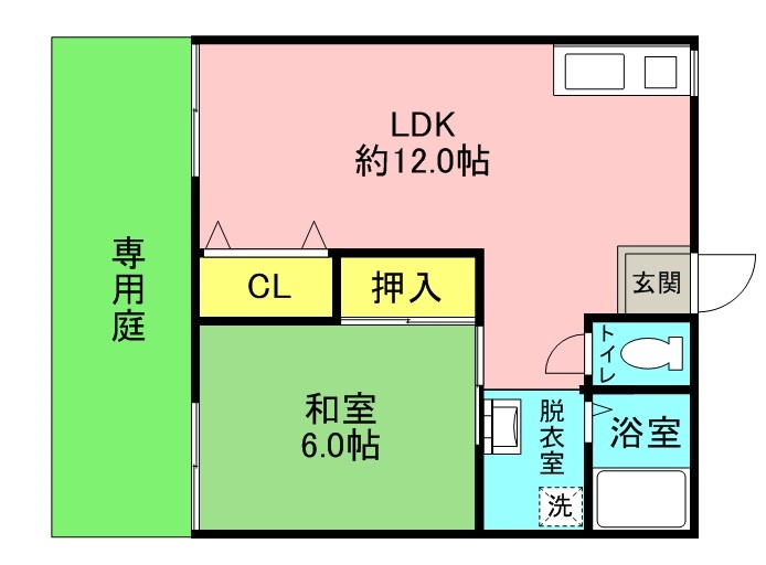 【グリーンハイツ水無瀬1の間取り】