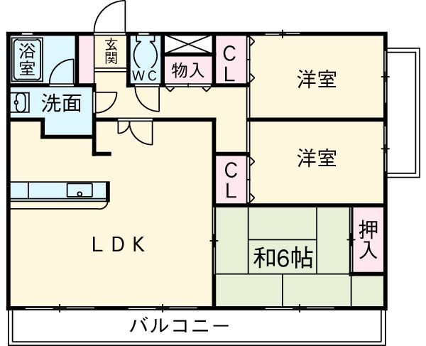 アネシスヒルズの間取り