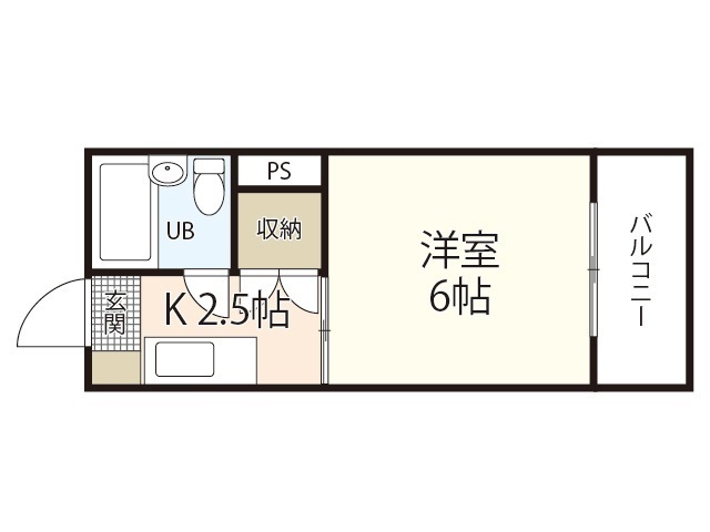 第２コーポ古屋の間取り