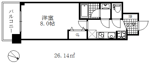 スプランディッド王子公園の間取り