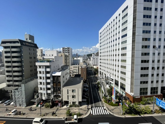 【広島市中区東白島町のマンションの眺望】