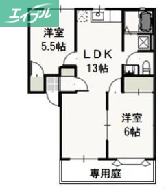 グリーンパーク西辛川Ｃの間取り