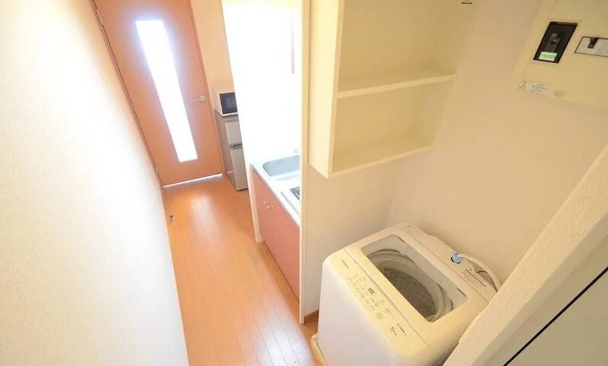 洗面設備　洗濯機置場