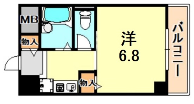 神戸市垂水区塩屋町のマンションの間取り
