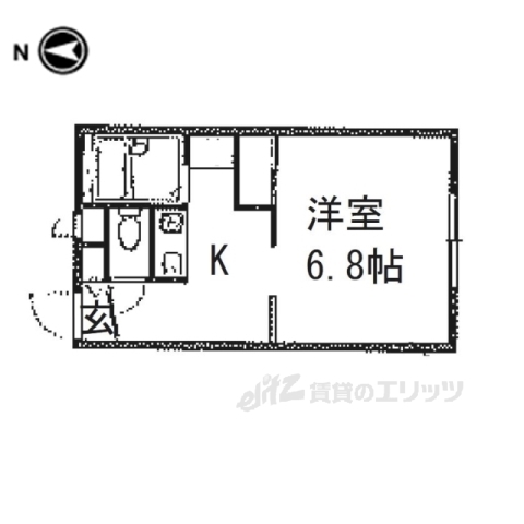 レオパレスＯＨＩ３の間取り