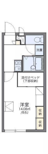 レオパレス古川の間取り