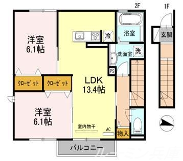 グランセジュールの間取り