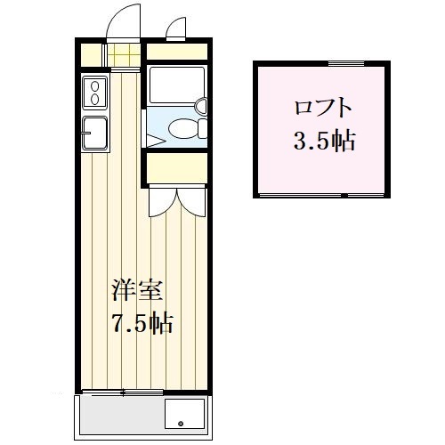 パールシティアサヒの間取り