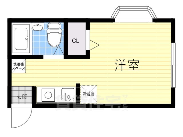 エルカーサ津田の間取り