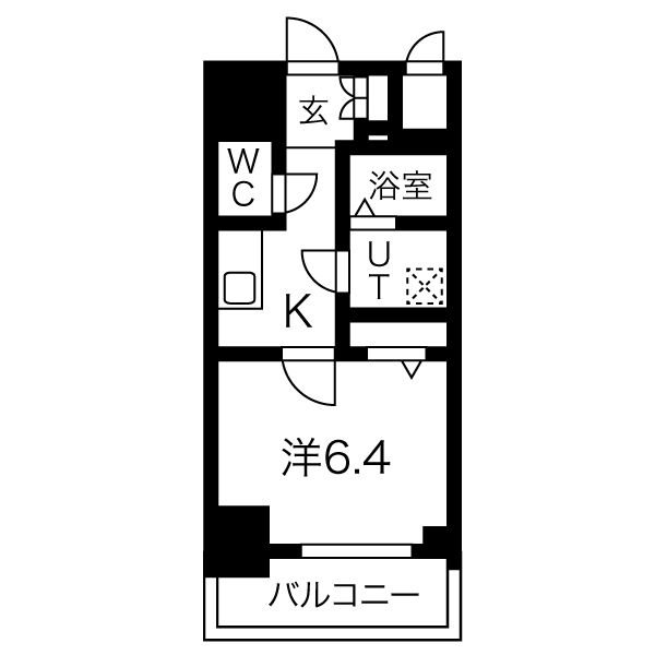 エスリード名古屋STATION WESTの間取り