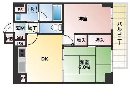 アティーナ守口の間取り