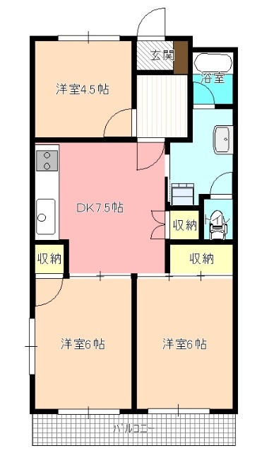 飯田広告マンション４の間取り