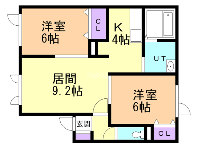 ユーセイル美山の間取り