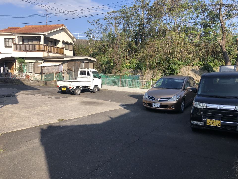 【平川ステーションハイツの駐車場】