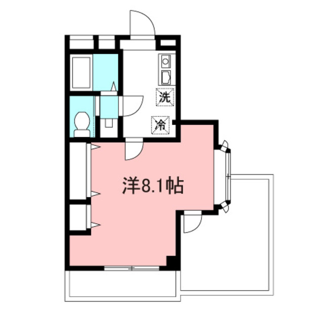 多摩市豊ヶ丘のマンションの間取り