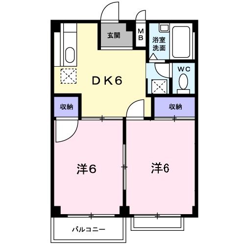 エルディム車場の間取り